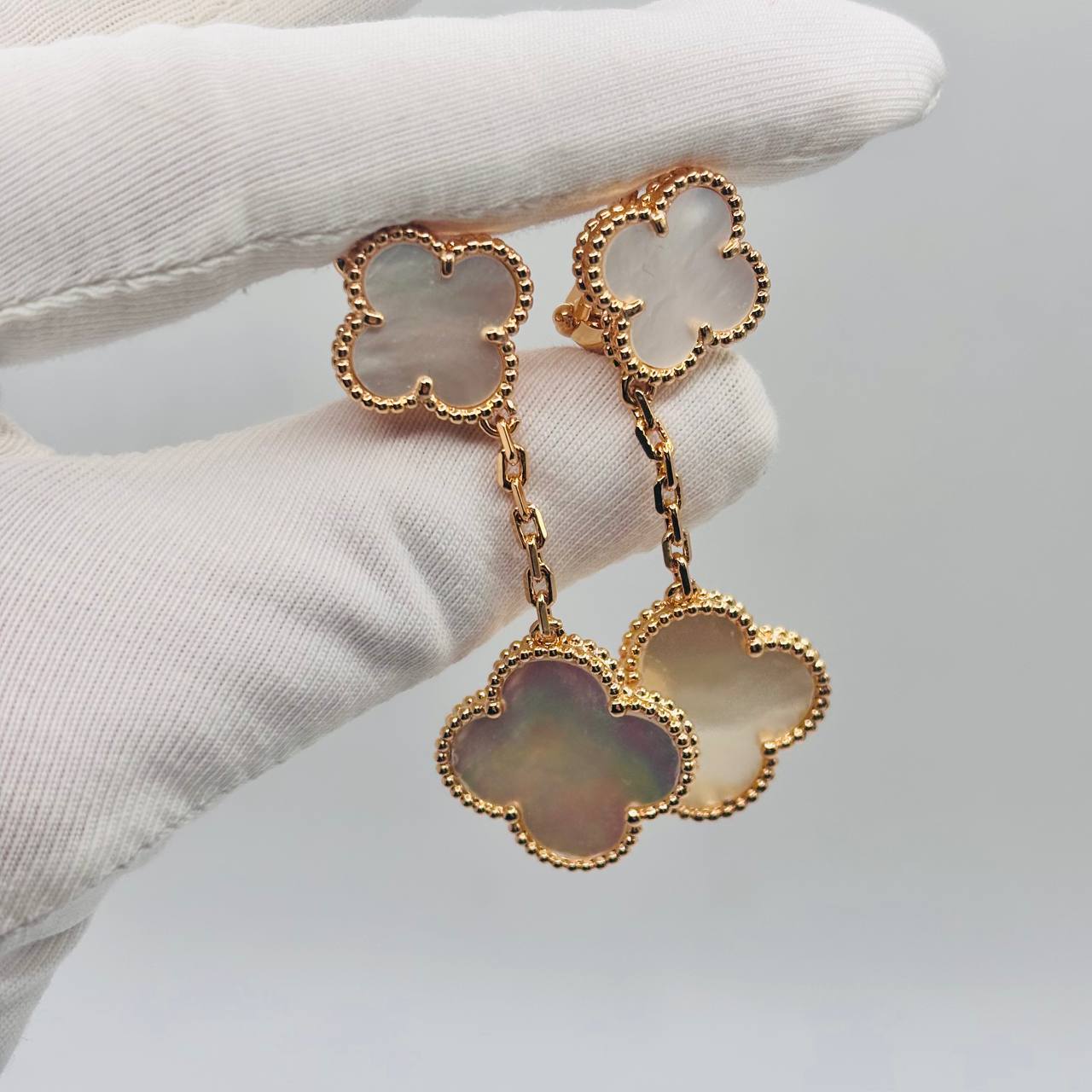 Boucles d’oreilles trèfle Alhambra style